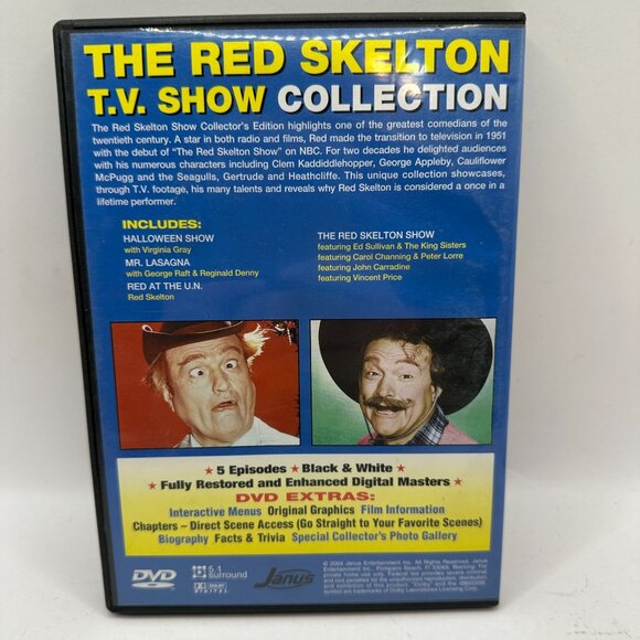 The Red Skelton T.V. Show Collection Vol. 2 DVD Janus 2004 - Picture 2 of 3
